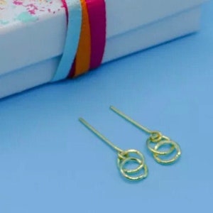 Vintage Inspired Double Ring Earrings For Vintage Barbie Doll - Cherished