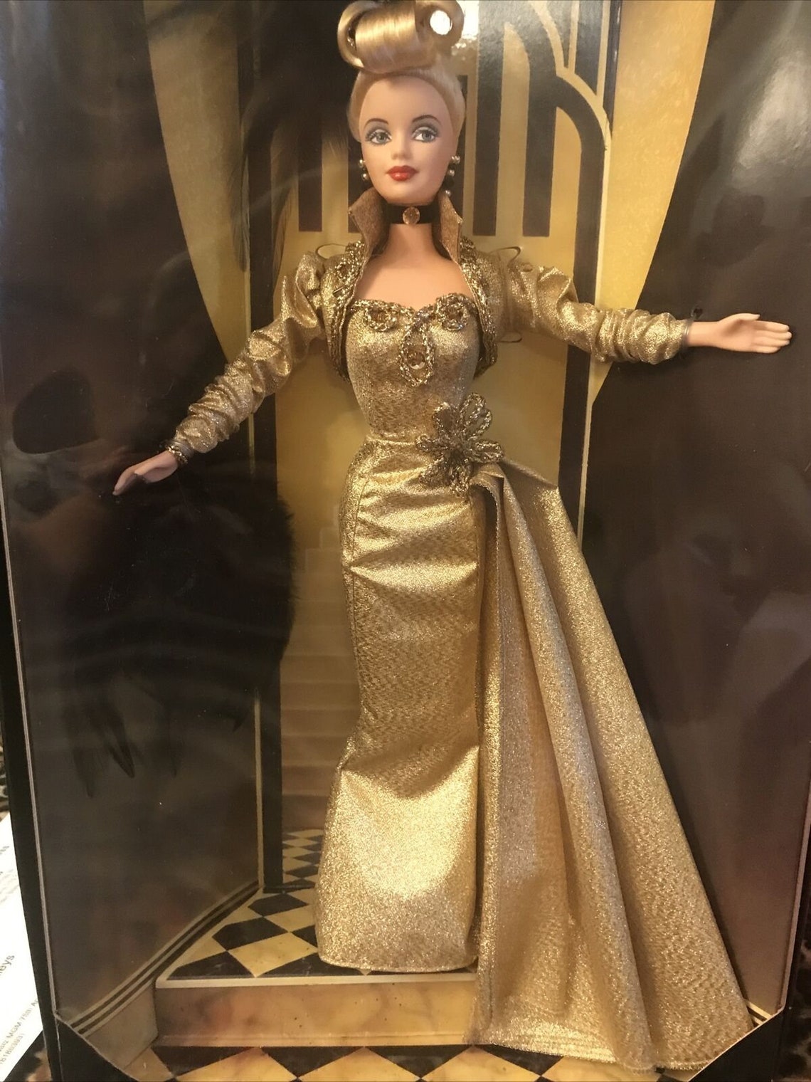 FAO Schwarz MGM 75th Anniversary Golden Hollywood Barbie Doll Etsy