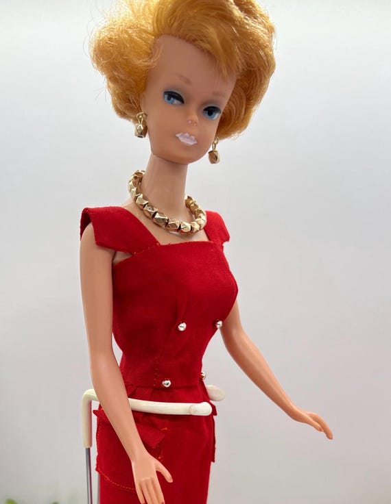 Vintage Bubble Cut Barbie Strawberry Blonde Titian EXC(230)