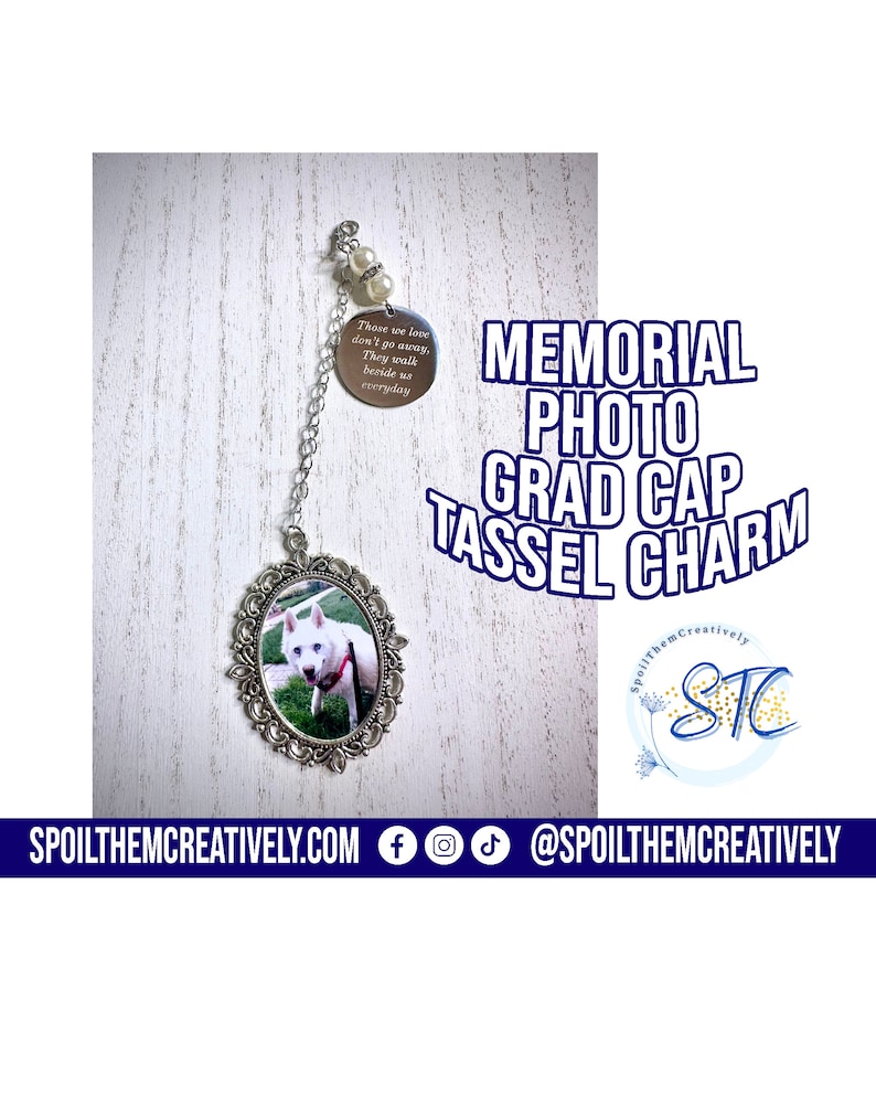 Leizhan Graduation Cap Photo Charm, Photo Charm DIY Making Kit Wedding Bouquet Photo Charms, Graduation Tassel Gifts For Class Of 2023 Ceremony Graduation Cap Decorations Wedding Birthday