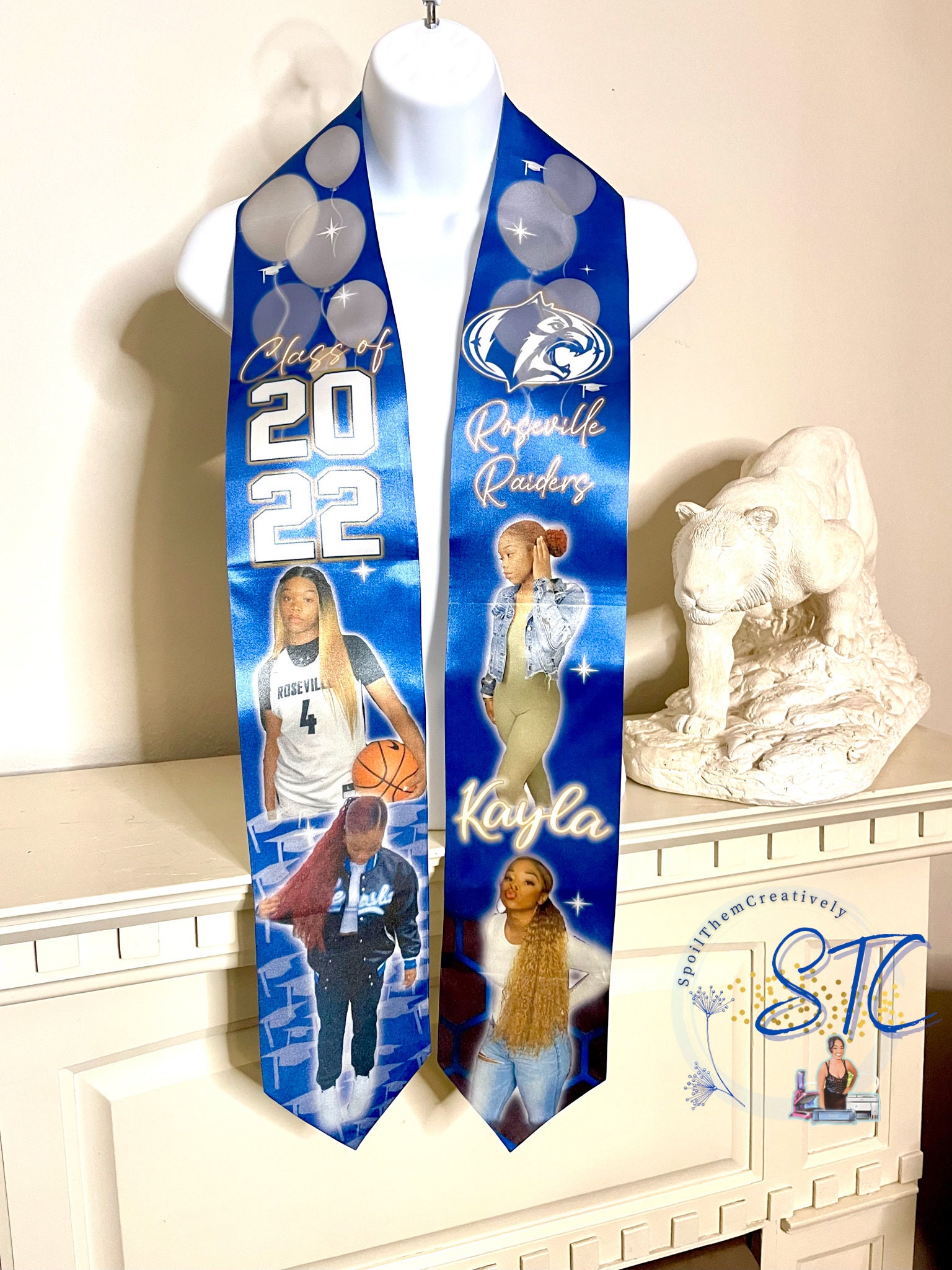 Class of 2023 Personalized Graduation Stole Customized Etsy