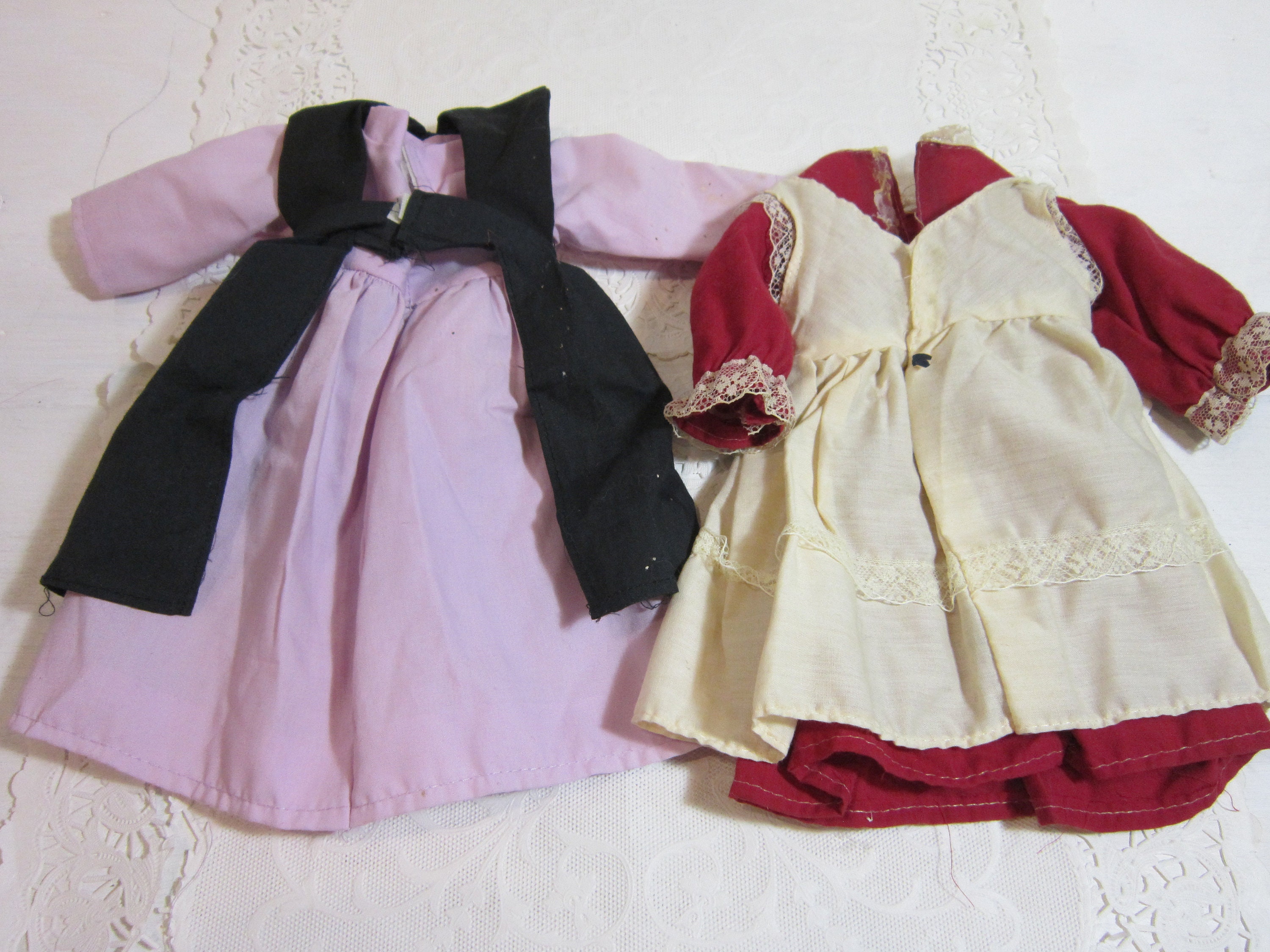 Lot of Vintage Doll Clothes Dress Bundle 9 Pieces and 2 Hats Etsy