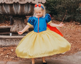 Handmade Snow White Princess Dress - Toddler Costume