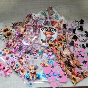 Cup Wraps Uvdtf Cows Cute Bundle 5 pieces