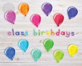 Birthday Board Classroom Birthday Display Printable For Teachers Colorful Balloon Birthday Sign For Class Cut-out PDF Instant Download
