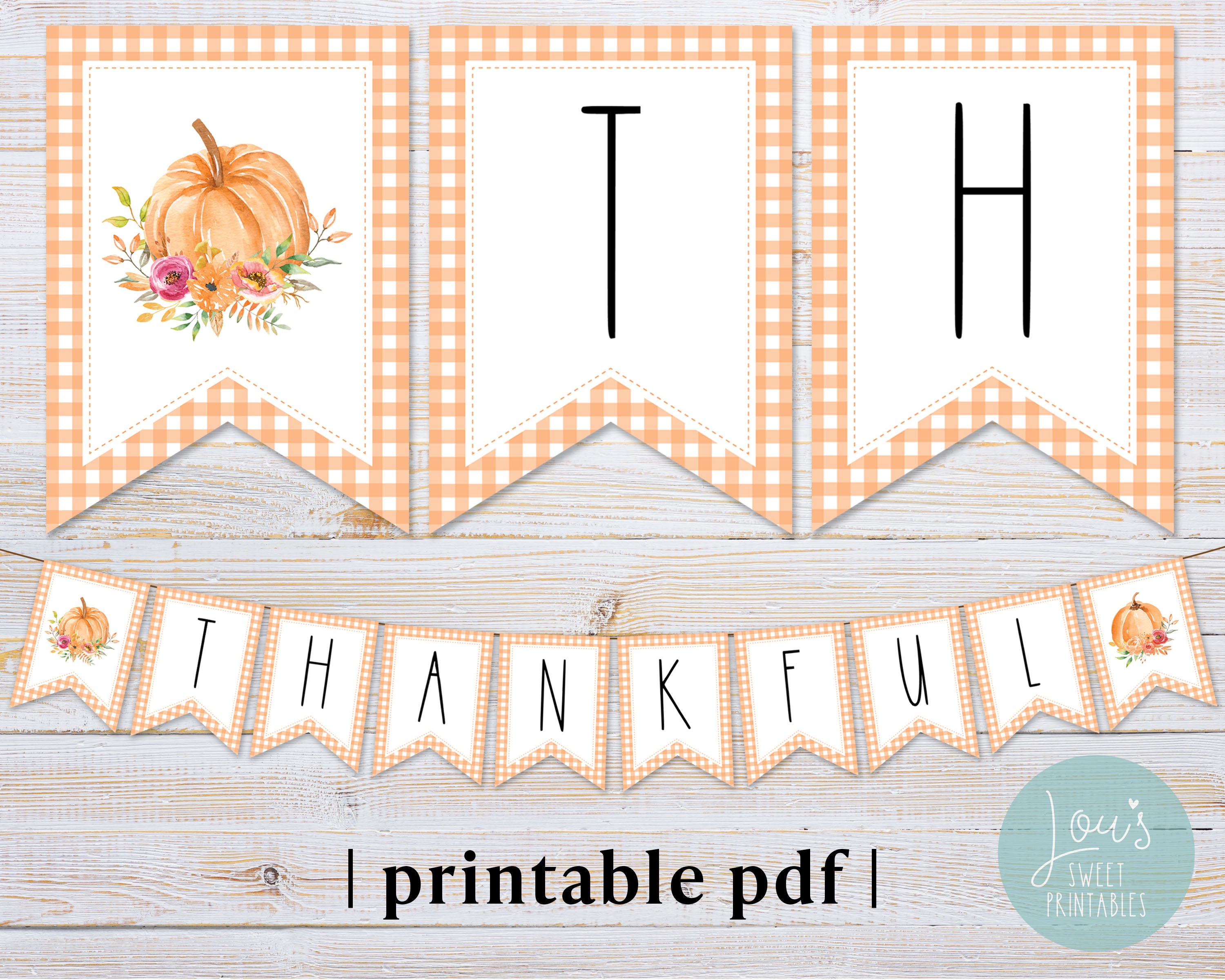 Thanksgiving Printables Banner Thanksgiving Printables Banner