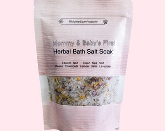 Mommy & Me Eerste Bad Herbal Bath Salt Blend - Cadeau voor New Mom
