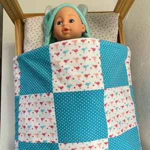 Couverture patchwork pour poupée