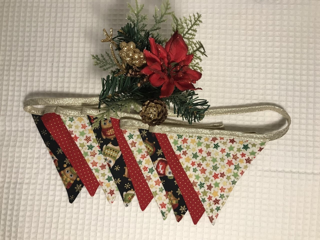 Guirlande de Noël en Tissu