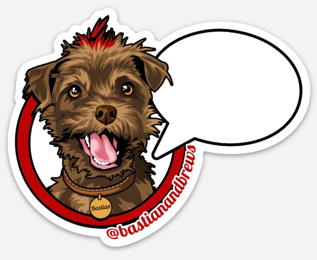Talken Sticker Bastian Talking Sticker - Etsy