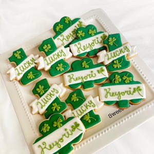 Saint Patrick’s day sugar cookies