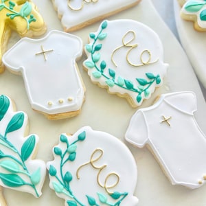 Baptism Cookies, baptism gift, baptism favors, custom cookies, sugar cookies, christening cookies, first communion cookies, christening