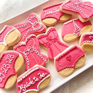 Bridal shower cookies, engagement party cookies, custom sugar cookies, personalized cookies, bachelorette cookies, wedding, party favors