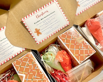 Bulk order, Christmas Cookie Kit, Cookie kit, Christmas Cookie Kit, christmas sugar cookies,Christmas Cookies, Decorate Your Own Cookie Kit