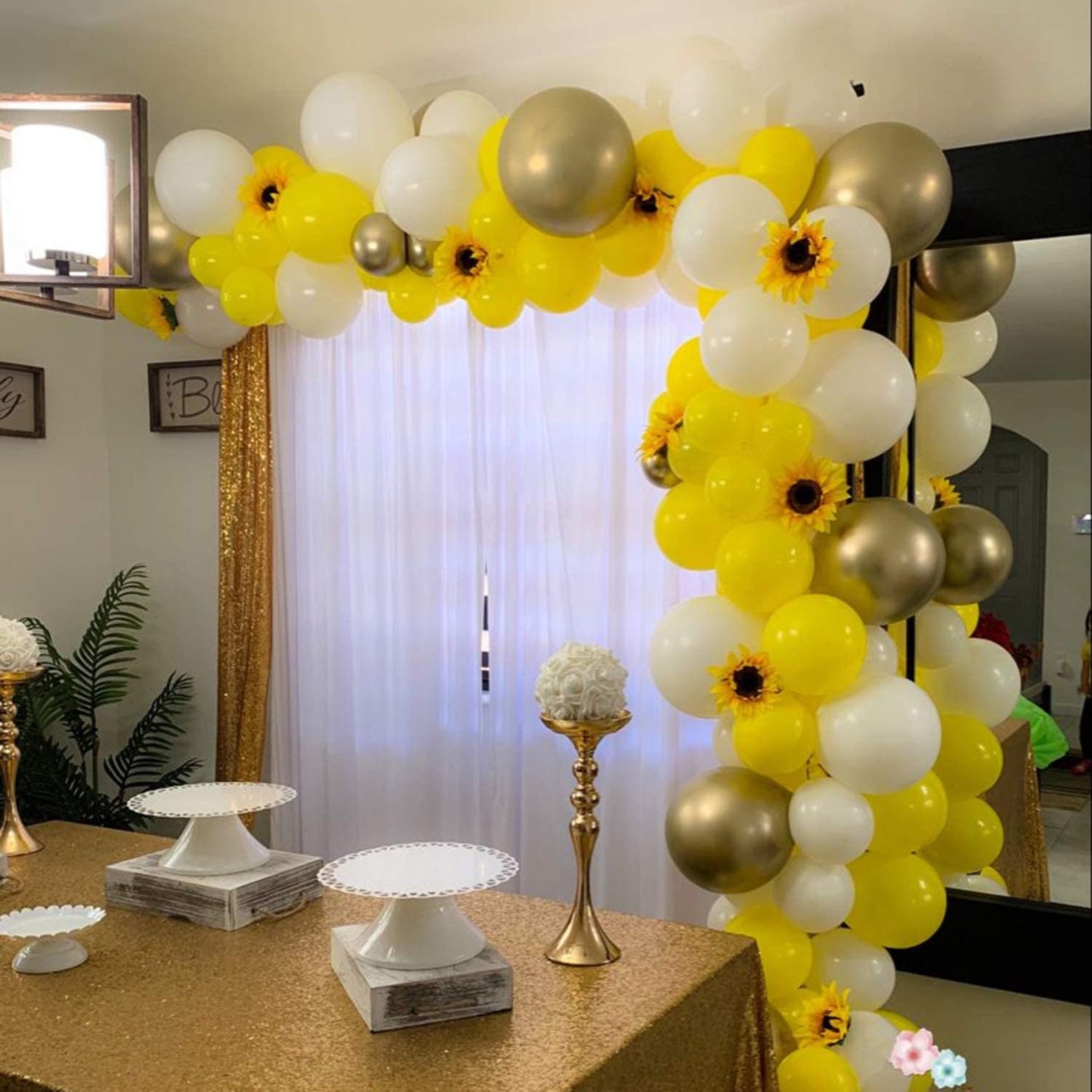 Sunflower Party Decorations Sunflower Balloon Garland Arch Etsy