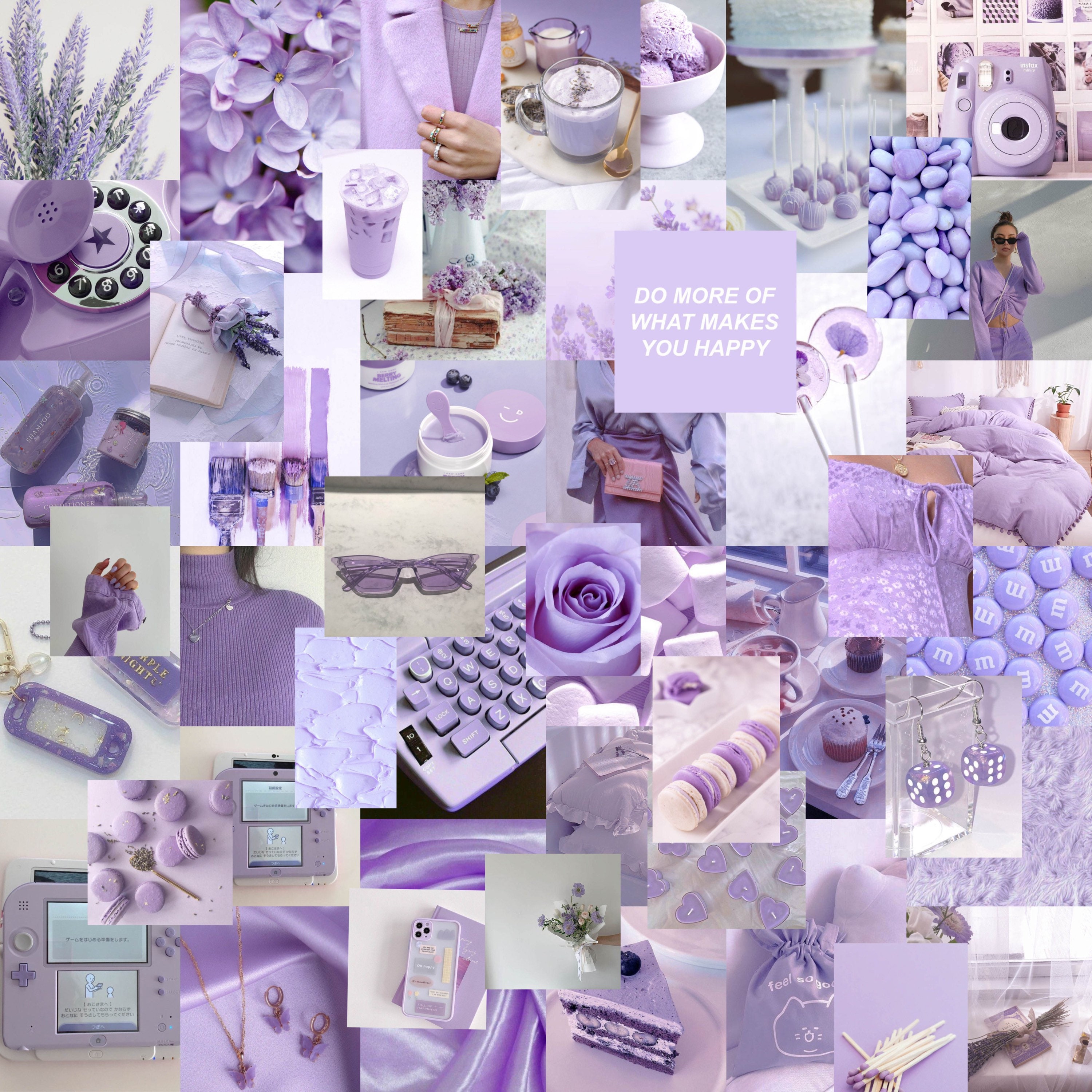 100 Pics Lilac Light Purple Violet Pastel Aesthetic Etsy