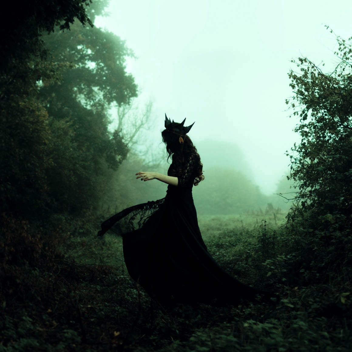 55 Pics Dark Green Fantasy Aesthetic Wall Collage digital Download