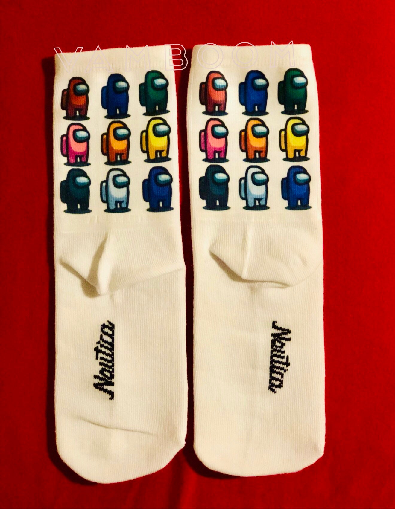 Among us Socks for kidsamong us inspired unisex Etsy