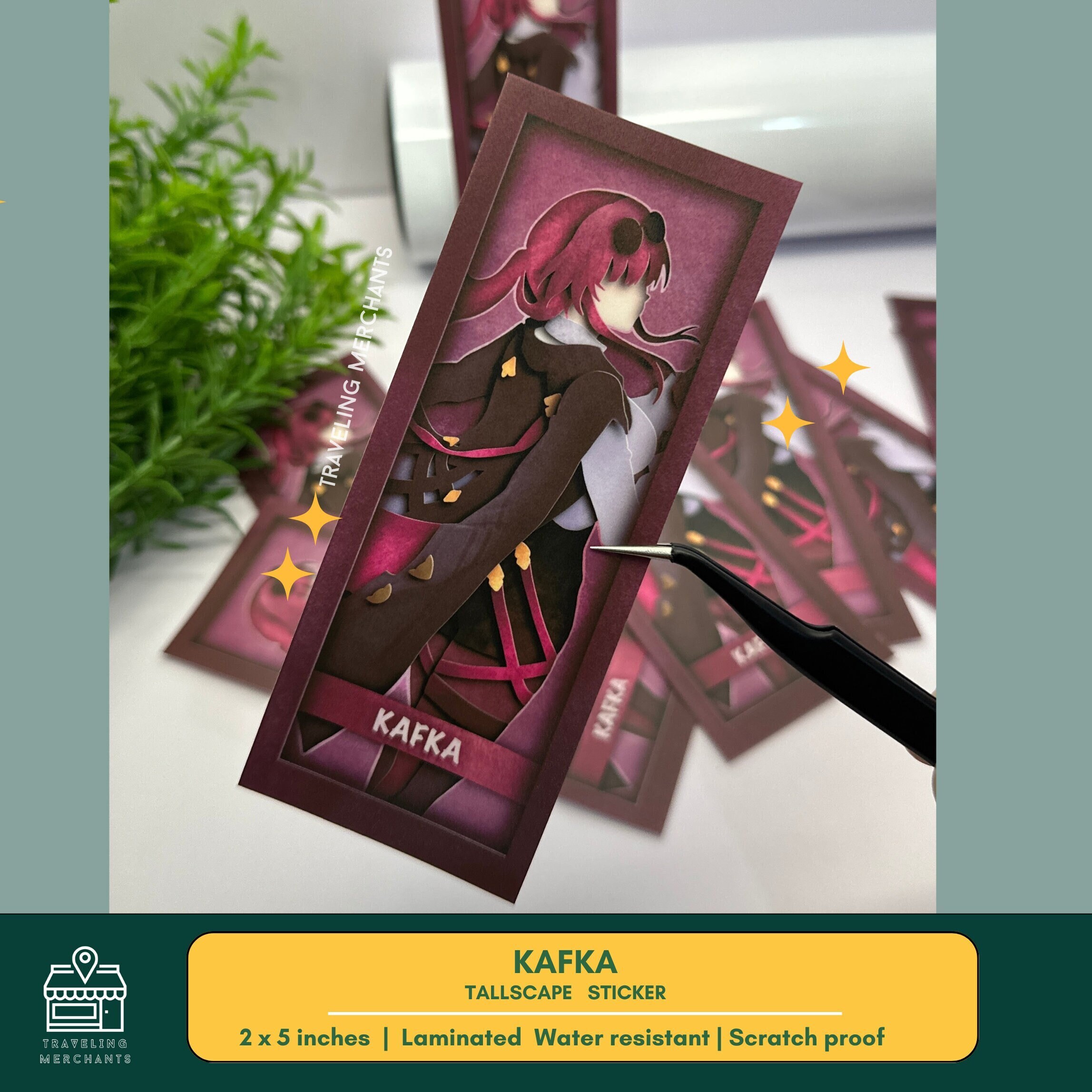 KAFKA Tallscape Sticker HONKAI Star Rail Sticker WATERPROOF - Etsy