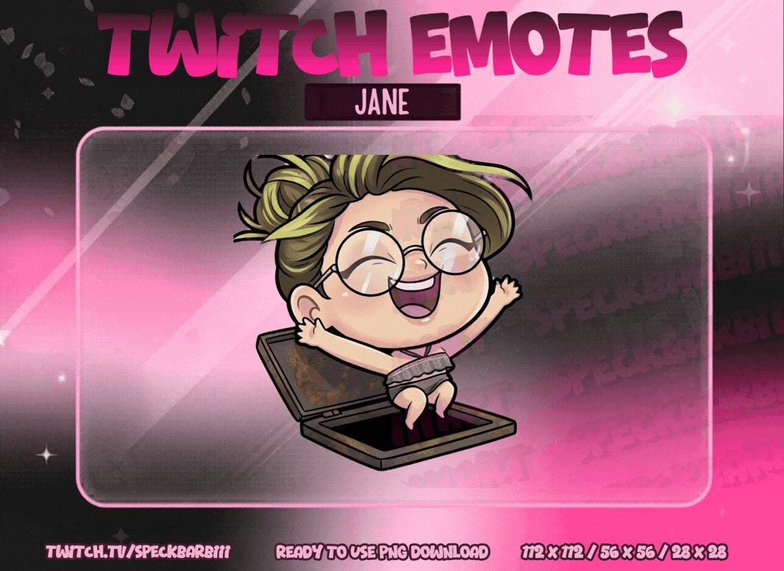 ANIMATED | Jane | Chibi Chubby | Cute Twitch Emote | DBD Dead by ...