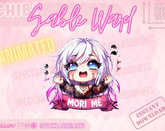 ANIMATED - Sable Ward| MORI ME | Dead by Daylight | Twitch, Discord, Youtube