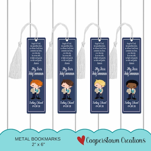 Woven Silk Bookmark On Your First Communion 