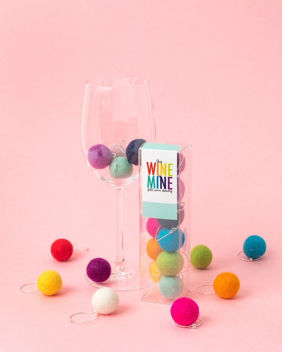 Wine Glass Charms-Wine gifts for women-Ladies Night Drink Markers-Wine  Charms for Stem Glasses