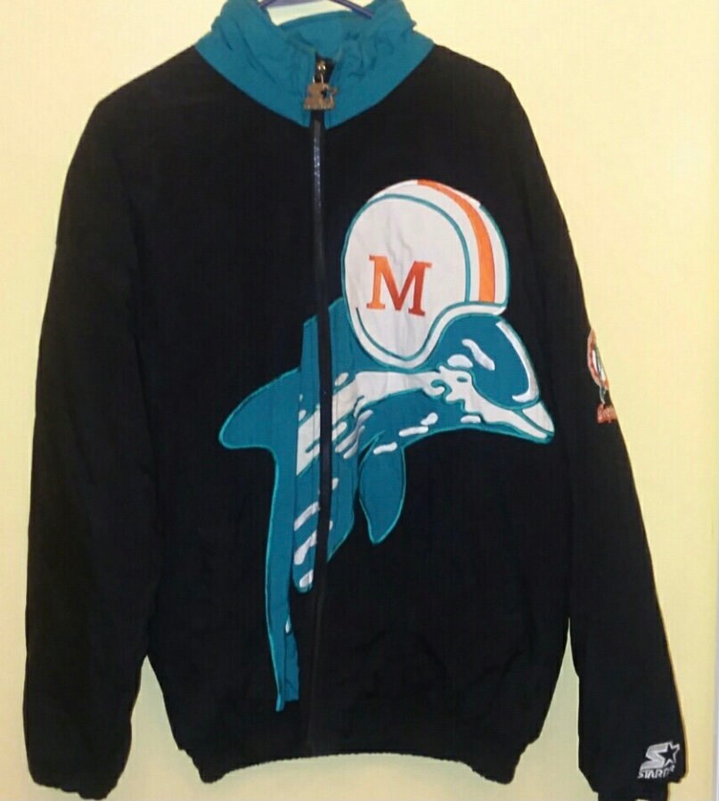 Miami Dolphins Starter Jacket Size XL Etsy