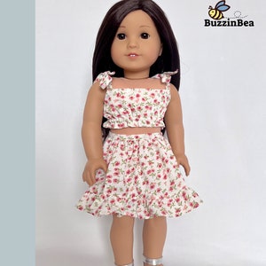 Poppy Skirt & Top 18 inch Dolls Pattern Designed to Fit Dolls such as American Girl® PDF image 3