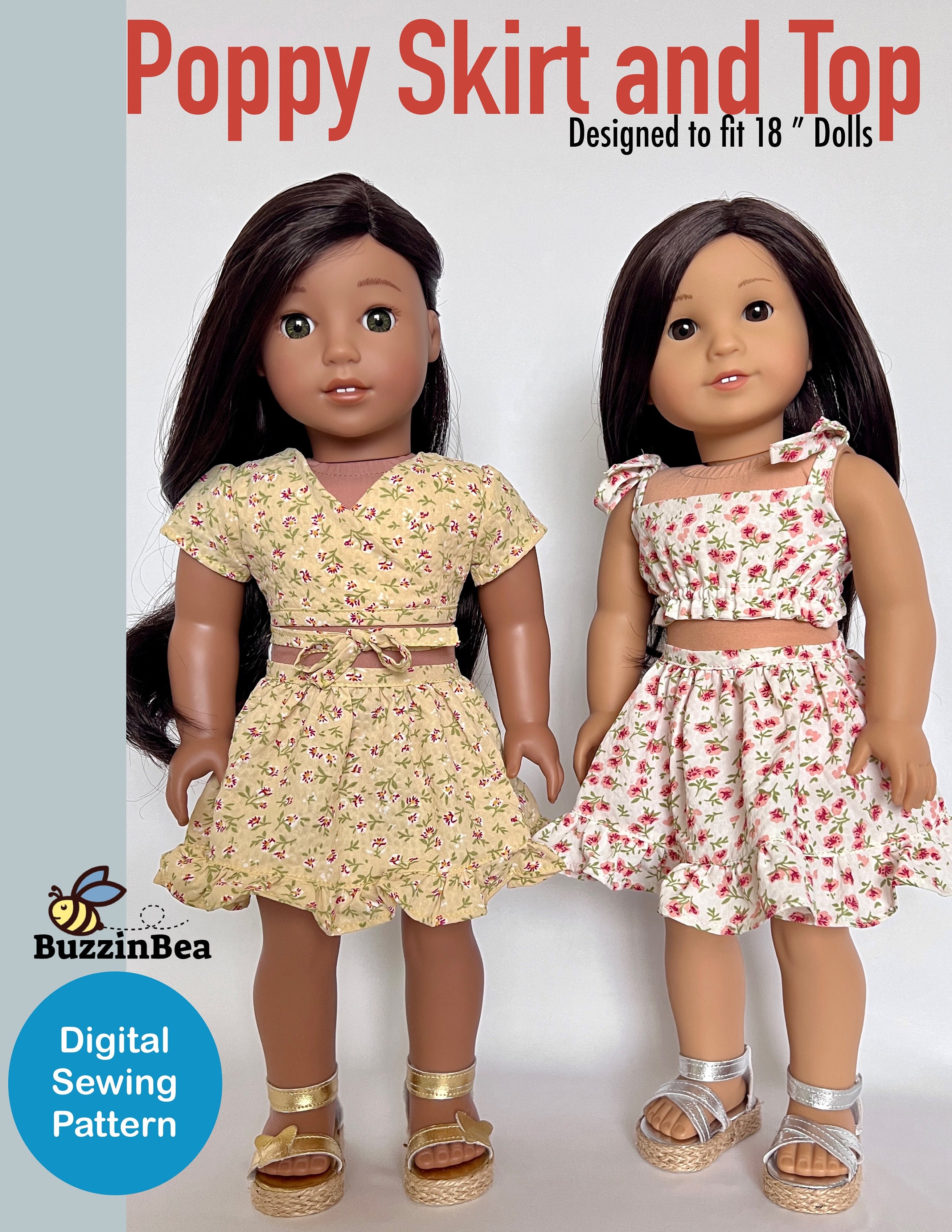 Best Places to Buy Fabrics for Doll Clothes – BuzzinBea Doll Sewing Patterns