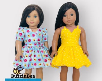 Bubble Dress PDF Sewing Pattern – Fits 18" Dolls