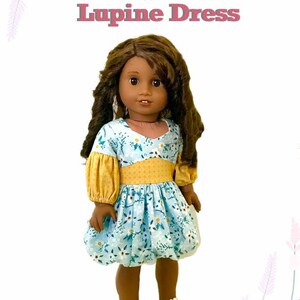Lupine Dress Sewing Pattern for 18 Inch Dolls (PDF Pattern) image 5
