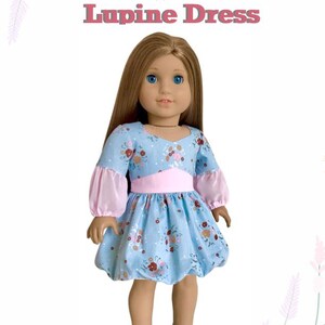 Lupine Dress Sewing Pattern for 18 Inch Dolls (PDF Pattern) image 3