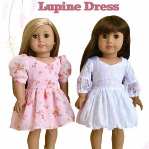 Lupine Dress Sewing Pattern for 18 Inch Dolls (PDF Pattern) image 6
