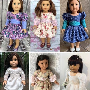 Lupine Dress Sewing Pattern for 18 Inch Dolls (PDF Pattern) image 7