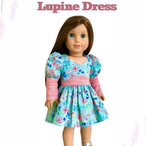 Lupine Dress Sewing Pattern for 18 Inch Dolls (PDF Pattern) image 4
