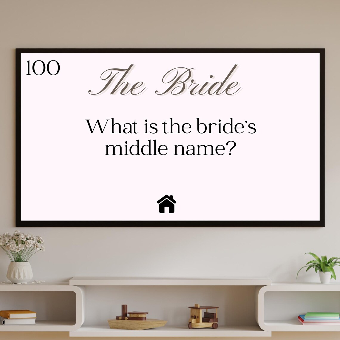 Editable Bachelorette Jeopardy Game Template, Bridal Shower Game (canva