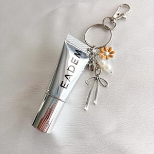 Eadem Mini Lip Balm with Charms, Keychains, Gifts for Women Teen Girls, Stocking Stuffer, Bridesmaid