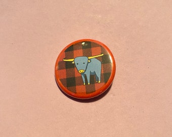 Babe the Blue Ox Pinback Button - 1.25 "