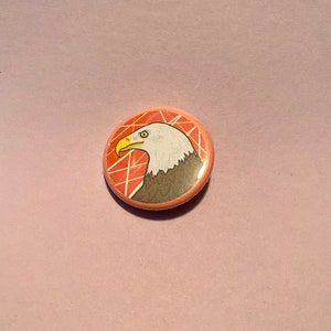 Bald Eagle Pinback Button - 1.25&quot;