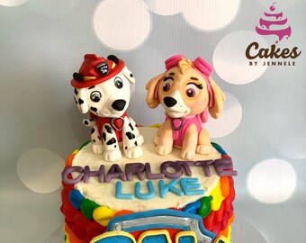Zuma Fondant Cake Etsy Zuma Fondant Cake Etsy