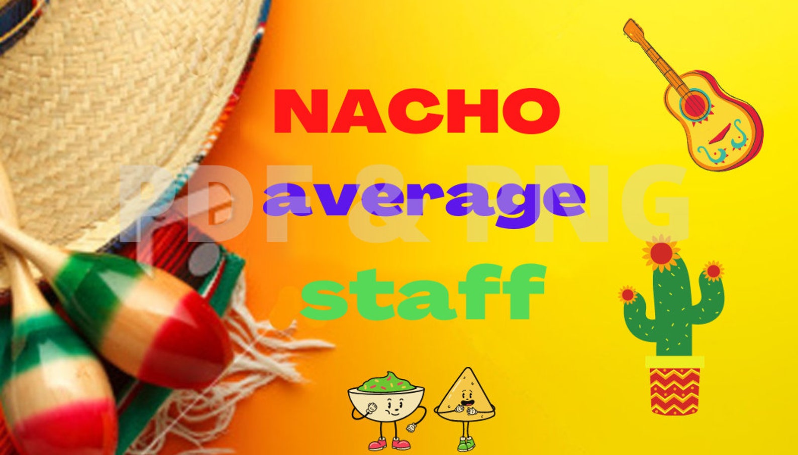 nacho-average-staff-printable-pdf-png-etsy-de