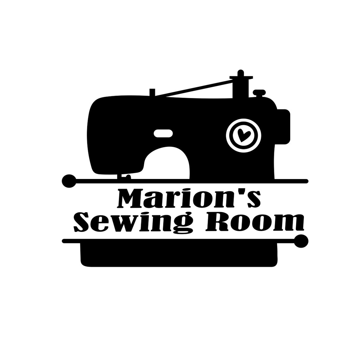 Personalised Sewing Machine Vinyl Wall Art Decal Sticker Etsy