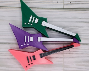 Guitar Pick Holder | Gibson Explorer Pick Holder | Custom Colors | Great gift for Musicians, Boyfriend | Active Duty Army Made in KS