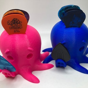 Guitar Pick Holder | Octopus Guitar Pick Holder | Custom Colors | Great gift for Guitar players, Boyfriend, Husband | Active Duty Army Made