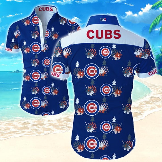 Chicago Cubs Hawaiian Shirt DesignVT14 Hawaiian Shirt NFL | Etsy