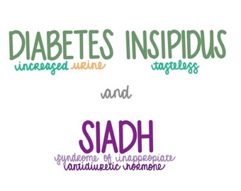 Mastering Fluid Balance: DI vs. SIADH Nursing Notes for In-Depth Pathophysiology and Comparative Analysis.