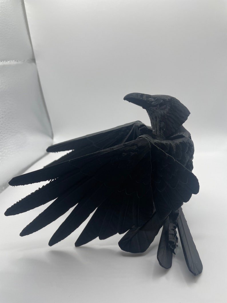Raven 3D Print Articulated Cool Gift - Etsy