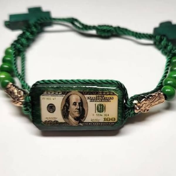 San Judas Tadeo, Green San Judas bracelet, handmade green bracelet,Good Luck red bracelet, good luck, Green bracelet, evil eye bracelet