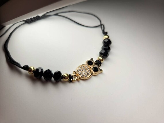 Black mal de ojo bracelet best sale